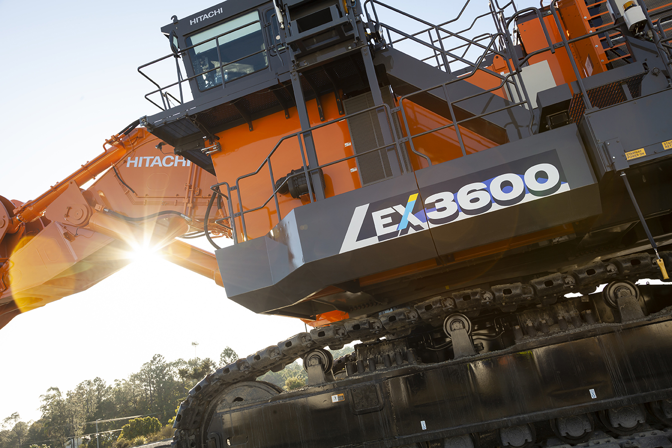 Industrial photographer dave wicks image of an excavator