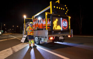 commercial photography brisbane traffic control image